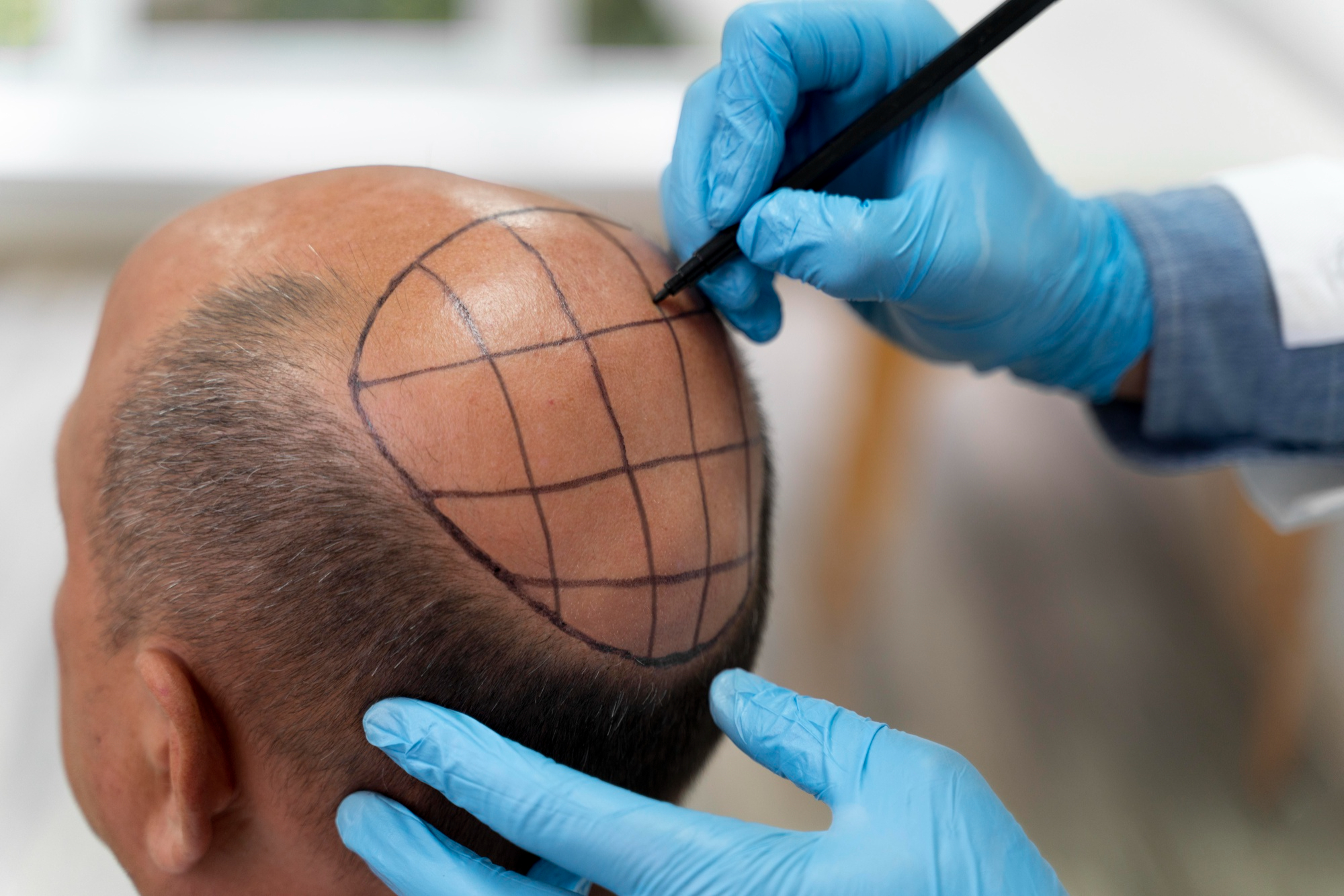 mature-man-going-through-follicular-unit-extraction-process