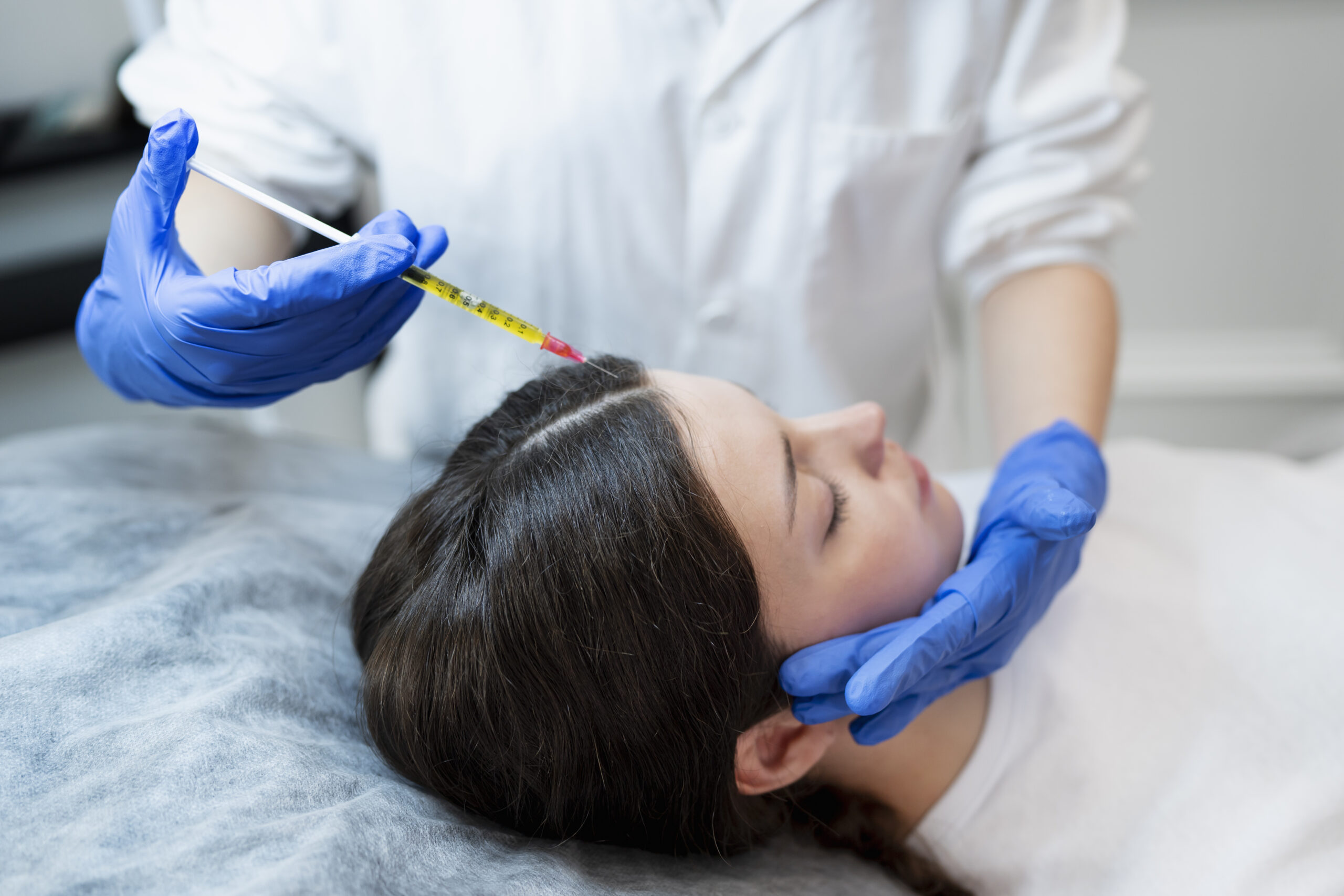 side-view-woman-getting-prp-injection
